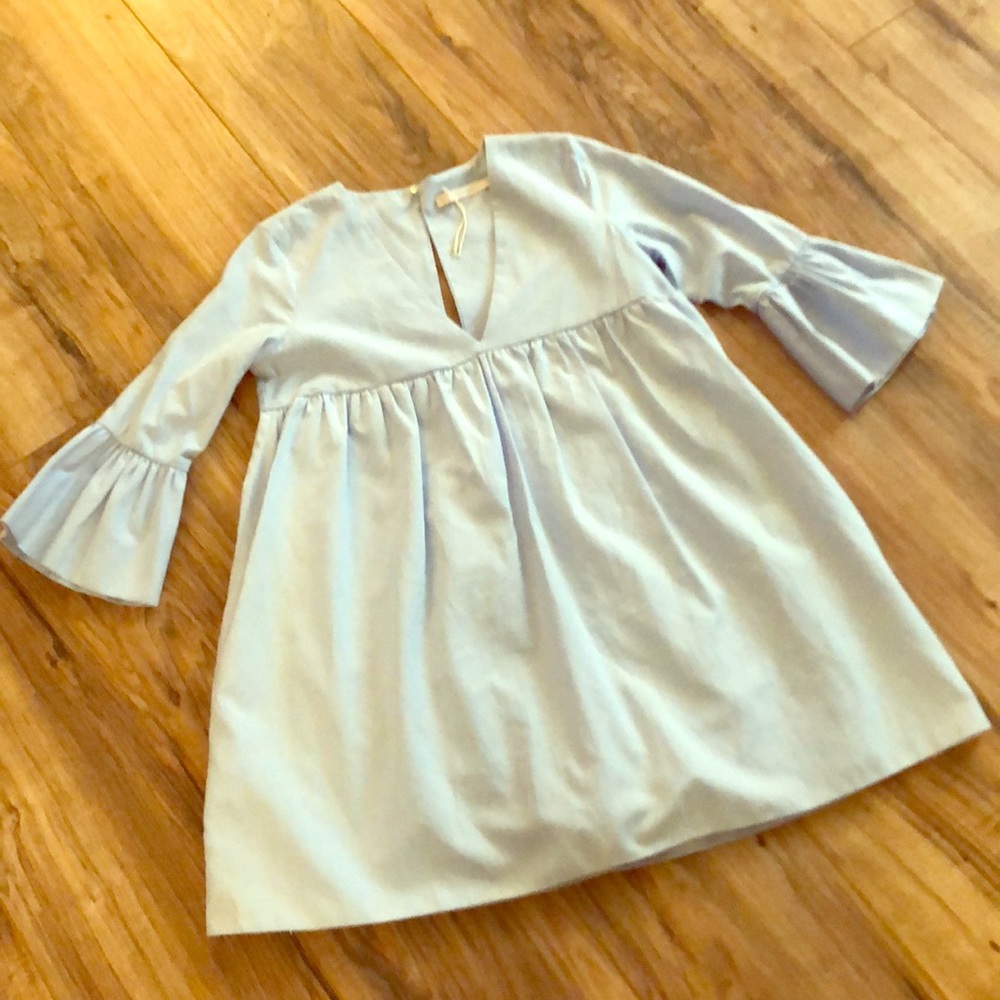 Zara light blue jumper dress